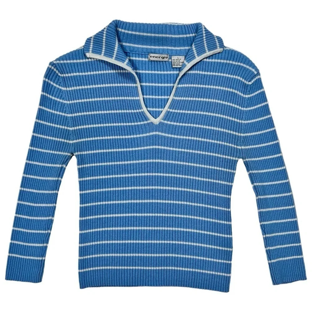 Vintage Y2K Energie Striped Top